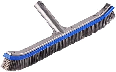 Brosse de piscine hengbo 18"/45 cm, brosse de luxe contre les algues