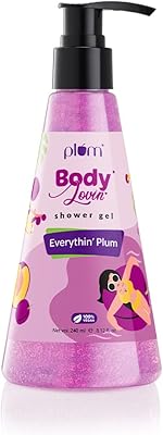 Gel douche plum bodylovin' everythin' plum | nettoyant pour le corps | tous types de peau | parfum fruité | non desséchant | sans sulfate | 100% végétalien. Diaytar Sénégal : Parce que chaque FCFA compte