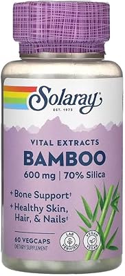 Extrait de bambou 70 puissance garantie silice 300 mg (60 gélules)