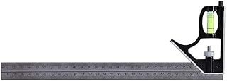Règle carrée akozon 300 mm 12" - ensemble carré réglable en acier inoxydable