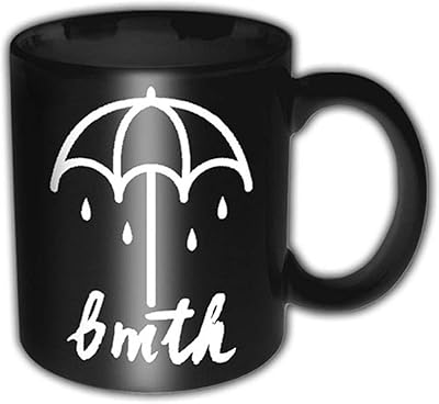 Tasse à café officielle bring me the horizon umbrella design - en boîte
