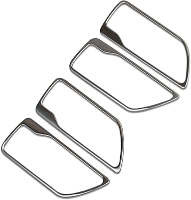 Couvercle de poignée de porte intérieure beautost pour toyota new highlander 2020 2021