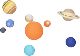 Modèle du système solaire - 9 pièces de modèle de planètes astronomiques, modèle