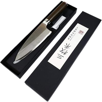 Couteau à sushi japonais en acier allemand deba pour main gauche (180 mm)