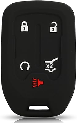 Couvercle de protection en silicone pour clé télécommande voiture à 5 boutons compatible
