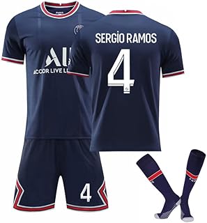 Gartarn sergio ramos #4 home football kit 21/22 home football kit shorts/shorts