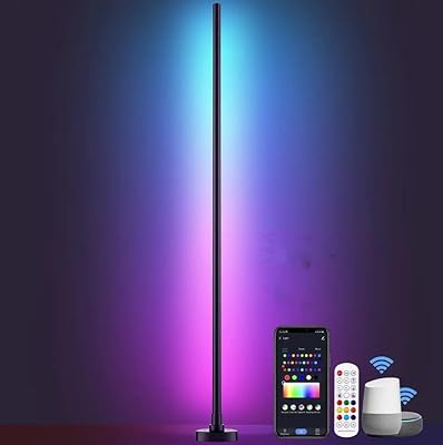 Lampe sur pied led de 1,2 m alexa et google home d'intérieur