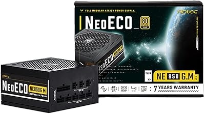 Alimentation de jeu antec neoeco 850w 80 plus entièrement modulaire certifiée or
