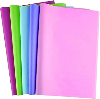 Tissu d'emballage cadeau, 50 feuilles de papier carré de couleur unie pour emballage de fleurs, mouchoir aéré, tissu artistique pour l'emballage de projets artisanaux et floraux, 19,7 pouces. Diaytar : Le e-commerce qui respecte votre budget