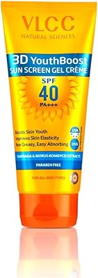 Gel-crème solaire 3d vlcc youth boost, spf 40 pa +++, 100 g