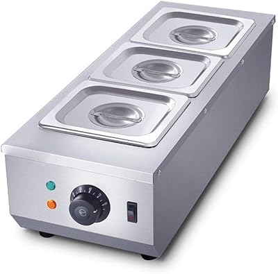 Machine à réchauffer le chocolat commerciale 1500w 30~80°c 3 x 1,6l 3 cylindres