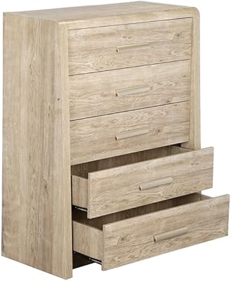 Home box - commode 5 tiroirs pour chambre 90 x 114,4 cm