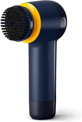 Philips trainer cleaner 3 x têtes de brosse avec 4 piles aa, bleu/jaune