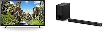 Sony bravia 43 pouces smart google tv kd-43x75, 4k ultra hd avec barre