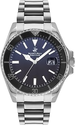 Montre analogique à cadran bleu pour homme beverly hills polo club - bp3125x.390
