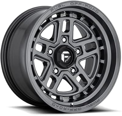 Fuel - 5 nitro d668 17x9 5x127-12mm pistolet métal mat