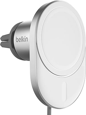 Chargeur de voiture sans fil belkin boost charge pro avec support magnétique super
