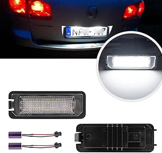 Lumières led de plaque d'immatriculation pour mk5 gti mk6 mk7 golf