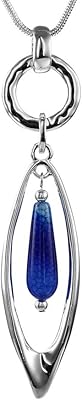 Welbijoux collier élégant pour femme bijoux bohème long collier en pierre