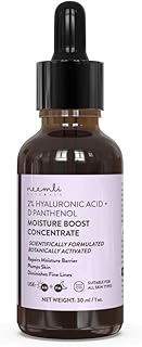 Neemli naturals 2% d'acide hyaluronique + d panthénol moisture boost concentré sérum visage