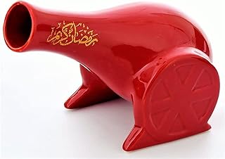 Canon de décoration d'intérieur ramadan (12,3 x 7,1 x 8,3 cm), rouge