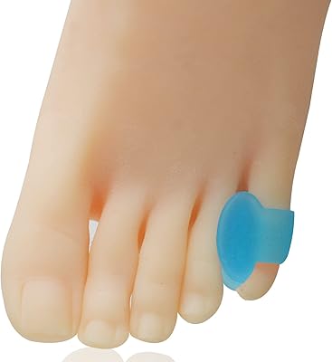 Mazlaz 12 pièces séparateurs d'orteils roses en gel protecteurs roses ou plus