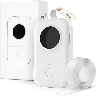 Imprimante d'étiquettes thermique portable sans fil bluetooth fomimo d30, imprimante d'étiquettes thermique portable