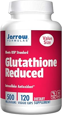 Capsules jarrow formulase, glutathion réduit, 500 mg, 120 gélules végétariennes
