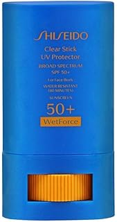 Shiseido, stick transparent, protection uv, wet force, spf 50+, 52 oz (15 g)