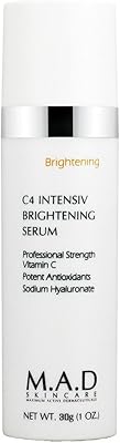Mad skin care professional strength c4 sérum éclaircissant intensif avec vitamine c