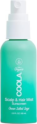 Coola spray biologique pour le cuir chevelu et brume de protection solaire