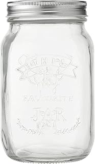 Pot en verre hema avec couvercle 1 litre 80810171 transparent
