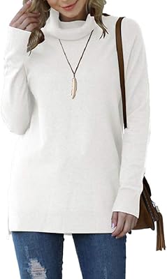 Pull à manches longues et col rond pour femme