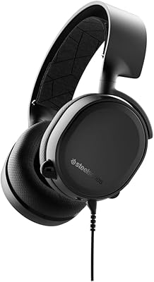 Casque de jeu filaire steelseries arctis 3 compatible avec playstation 5, playstation 4
