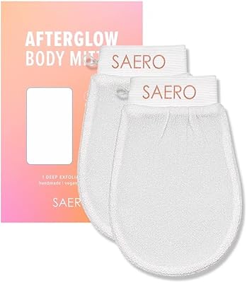 Gant exfoliant profond coréen sairo (2 pièces) gant de douche pour exfolier