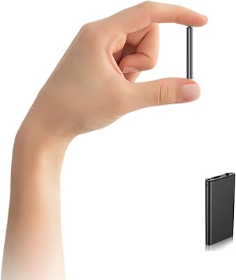 Mini enregistreur vocal de seulement 0,2 pouce d'épaisseur, mini appareil d'écoute, mini dictaphone