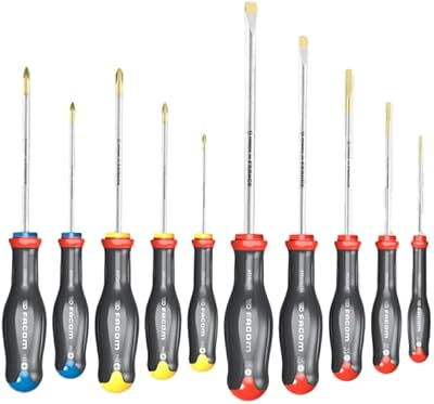 Jeu de tournevis vacom protwist, 10 pièces sl/ph/pz