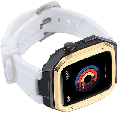 Daikmz 44mm 45mm kit de modification en caoutchouc bracelet pour apple watch bracelet