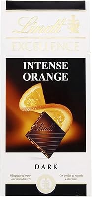 Chocolat noir intense lindt excellence à saveur d'orange, pack économique - 100 g