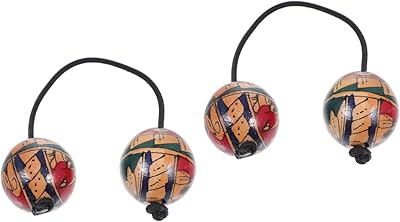 Fagwili handheld african kashaka shaker set de 2