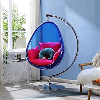 Balançoire suspendue de blue river outdoor furniture, chaise suspendue/balançoire en forme d'œuf