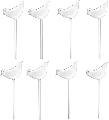 The white shop oiseau pvc imitation verre dispositif d'arrosage automatique gouttes d'eau arrosage