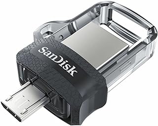 Clé usb ultra dual sandisk 256 go, m3.0, jusqu'à 150 mo/s - sddd3-256g-g46