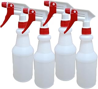 Flacons pulvérisateurs lacot 750 ml (25oz) avec gâchettes colorées, flacons pulvérisateurs vides rechargeables