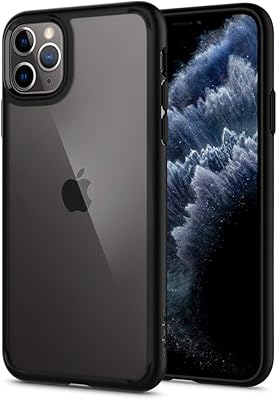 Coque spigen ultra hybrid conçue pour iphone 11 pro - noir mat