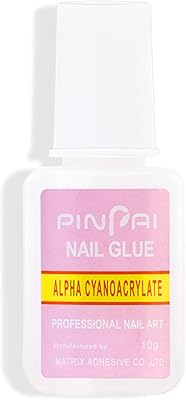 Colle à ongles extra forte avec pinceau, colle à ongles artificielles extra forte