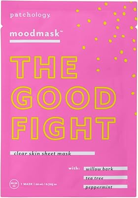 Masque facial en tissu patchology \"the good fight\" de modmask - masques faciaux