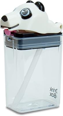 Récipient à jus et boissons écologique réutilisable presidio design, 236 ml (panda)