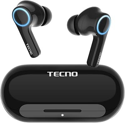 Écouteurs bluetooth à réduction de bruit sans fil techno casque anc avec micro