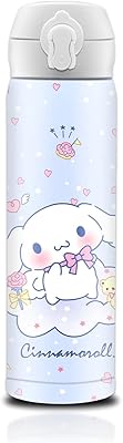 Bouteille d'eau g-ura anime kitty, bouteille d'eau réutilisable de 500 ml pour filles